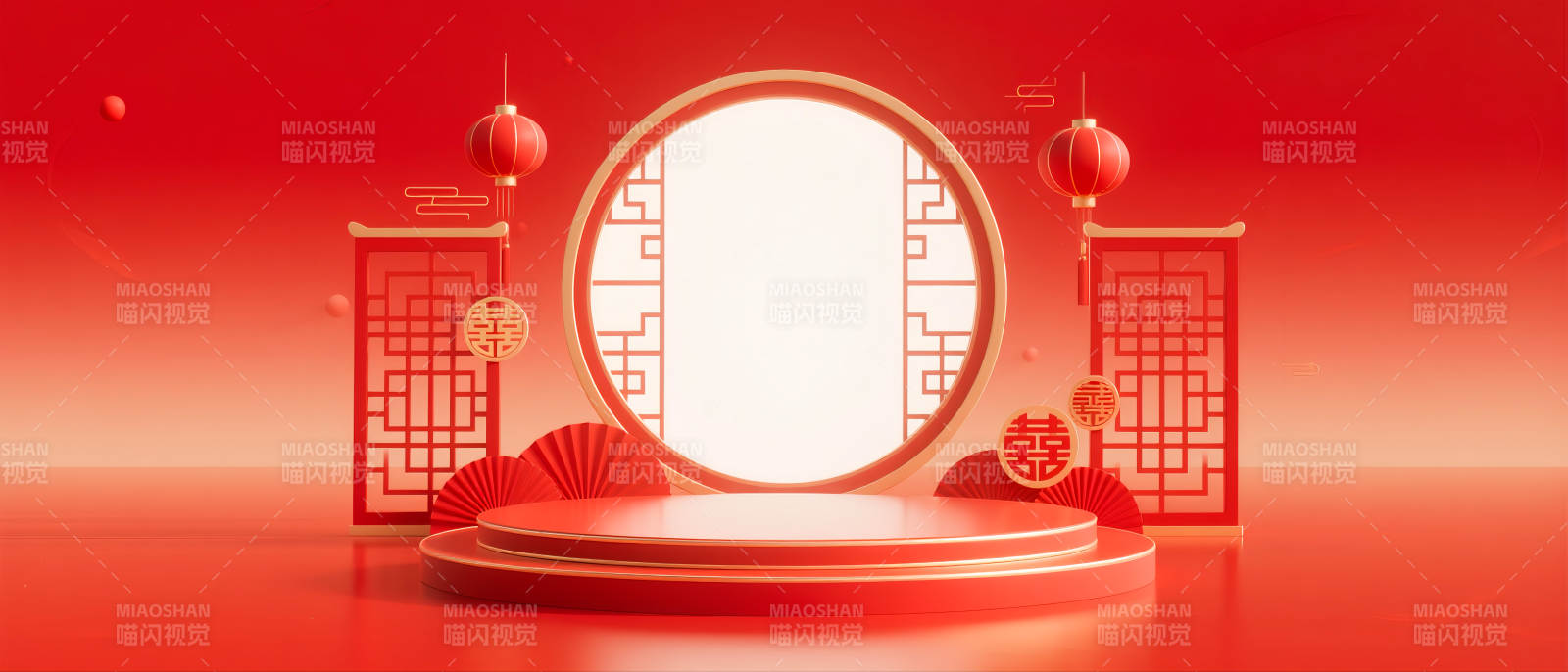 新春喜庆舞台-图片