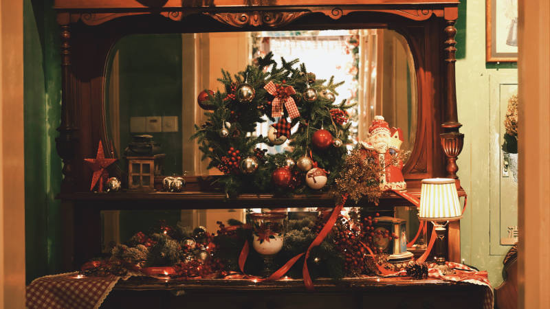 圣诞温馨布置-摄影图