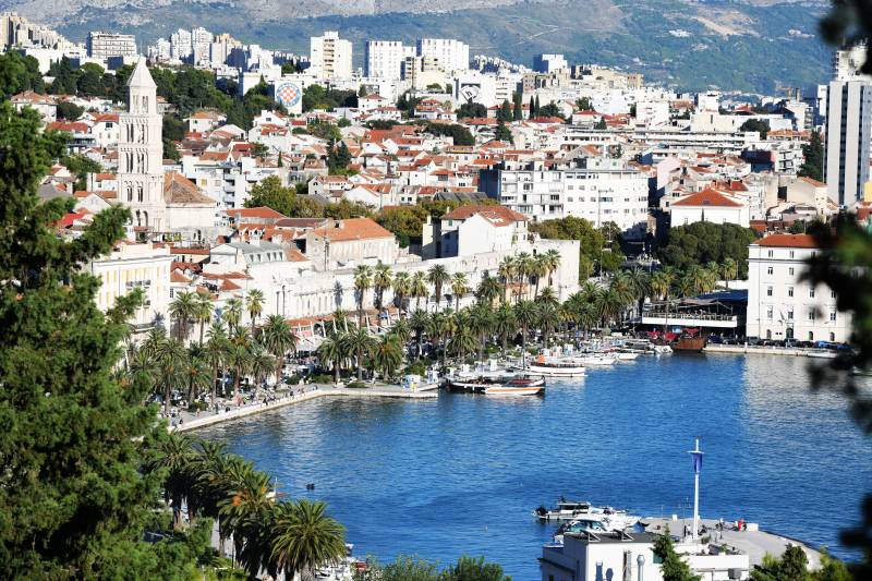 海濱城市風光-攝影圖