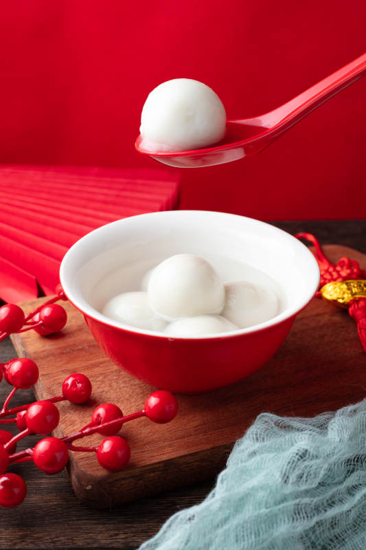 湯圓甜品 紅喜迎春-攝影圖