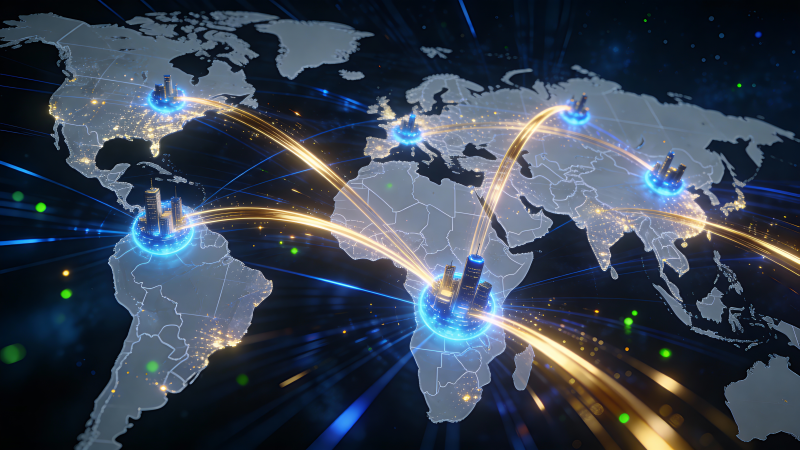 全球互聯(lián)網(wǎng)絡(luò)圖-圖片