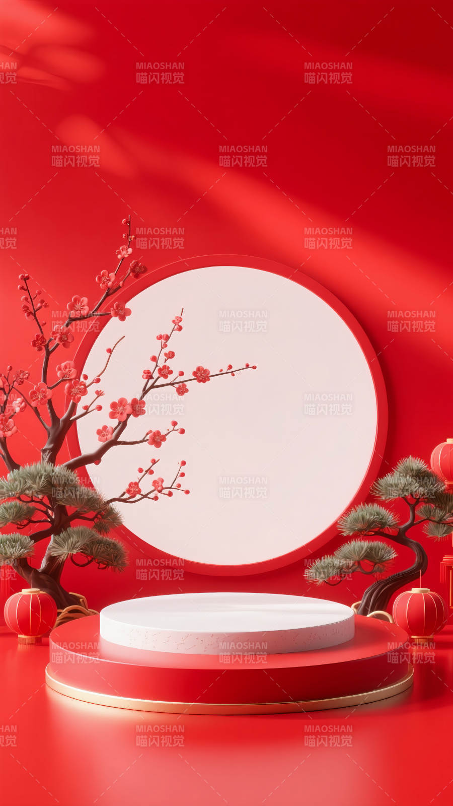 红韵迎春 喜庆绽放-图片