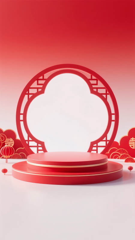 紅韻祥云迎新春-圖片