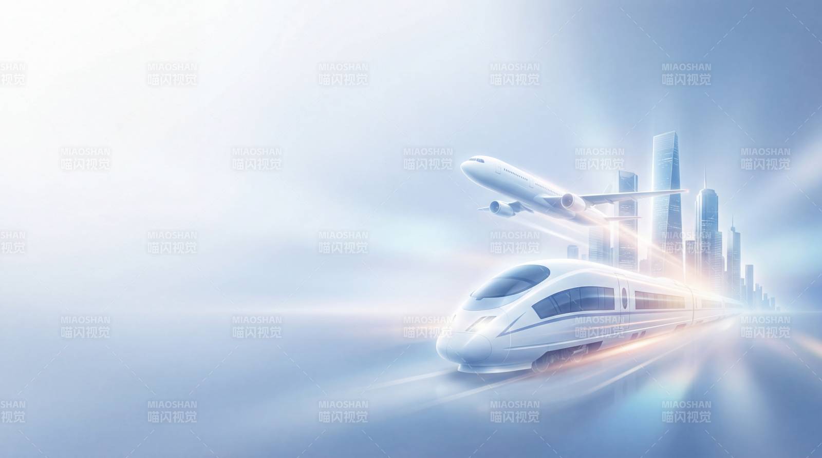 城市科技感背景-圖片