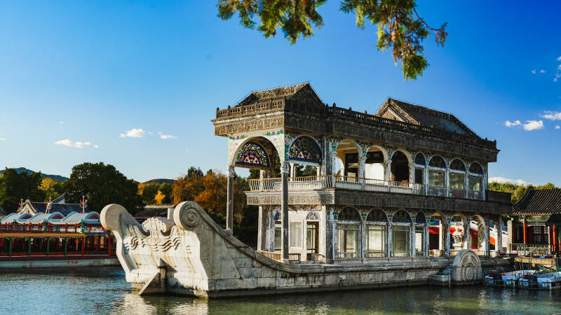 頤和園石舫-攝影圖