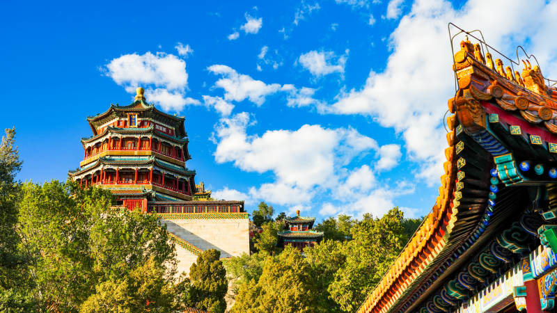 頤和園佛香閣-攝影圖