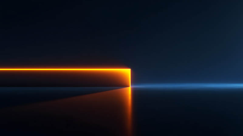 霓虹光影幾何美學-圖片