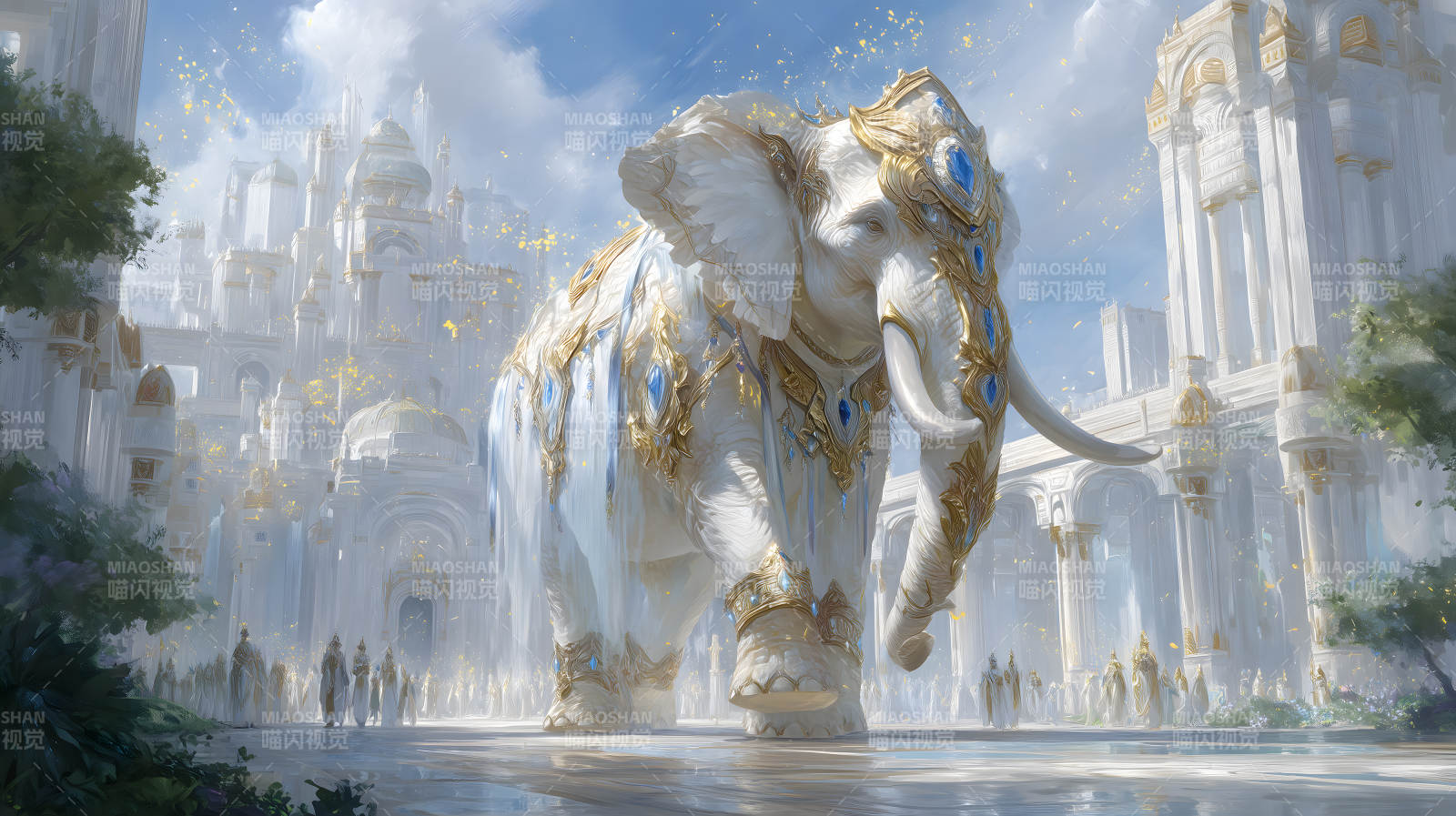 神圣象王出行-圖片