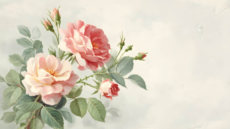 粉色玫瑰绽放之美-图片