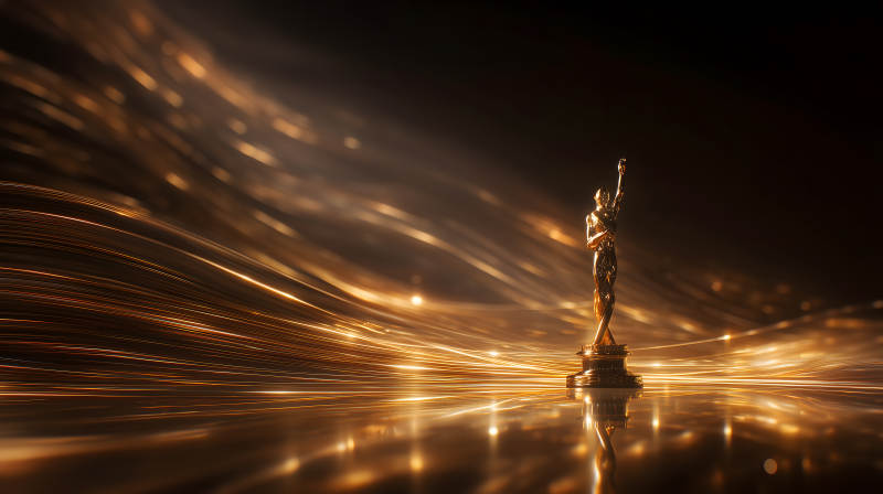 奧斯卡獎(jiǎng)杯奪目耀眼-圖片