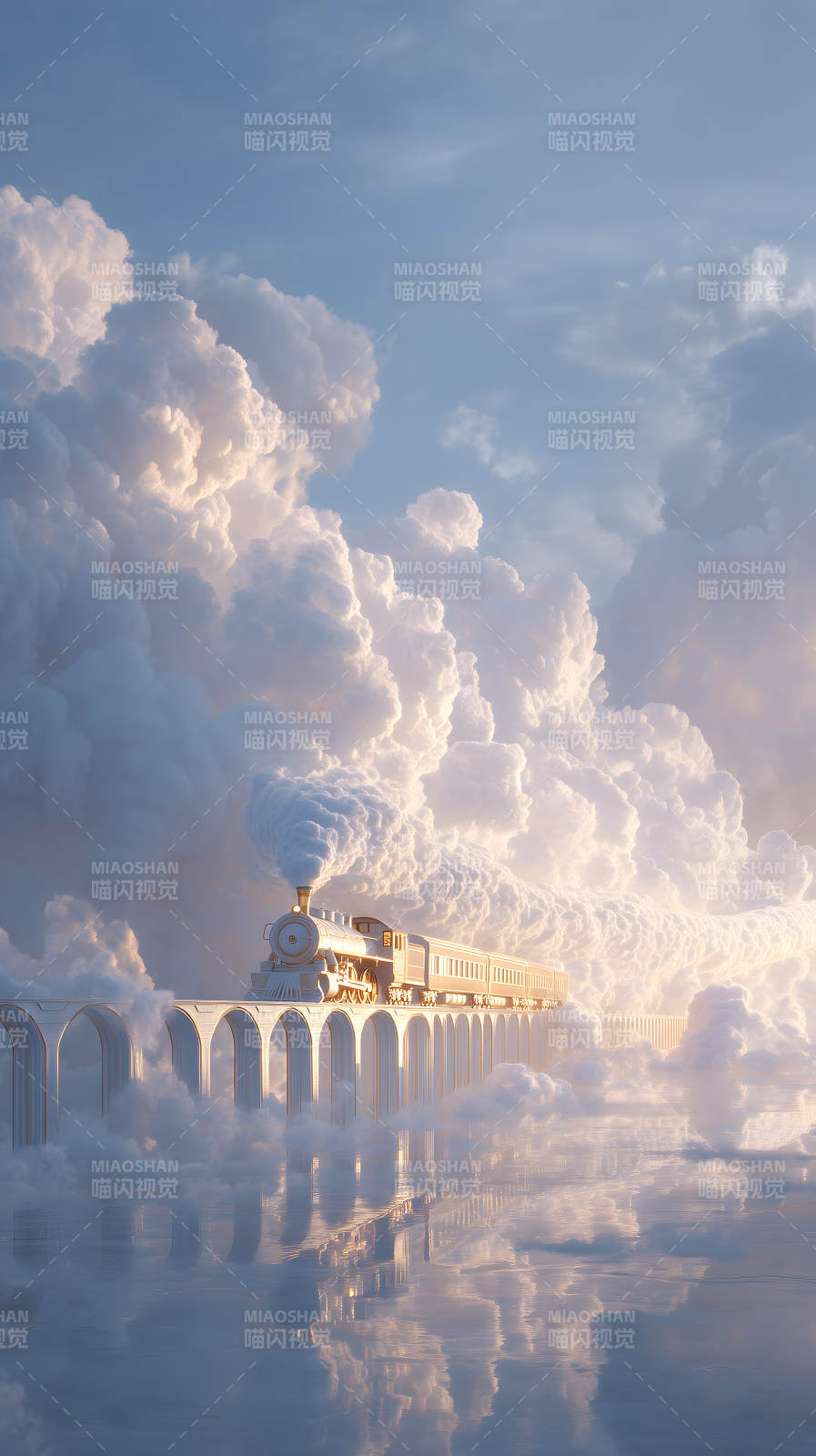 云中火车奇幻之旅-图片