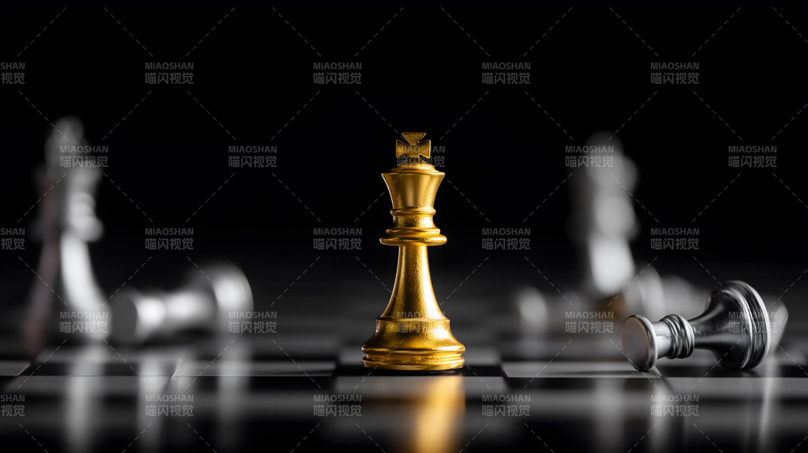 金色國王勝利棋局-圖片