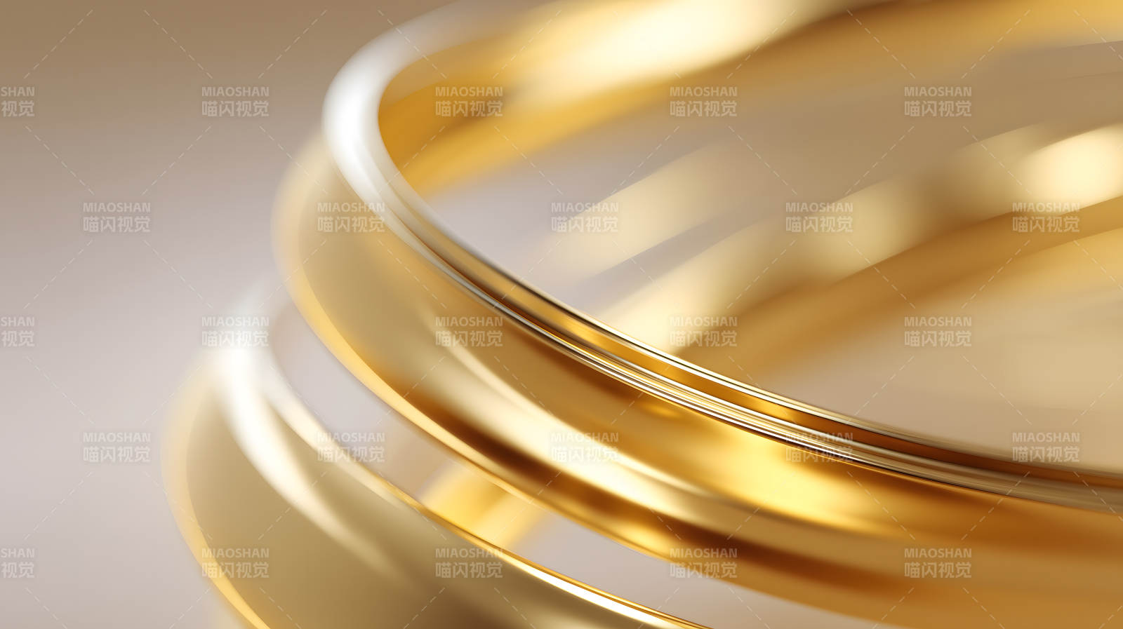 金色环绕光影流动-图片