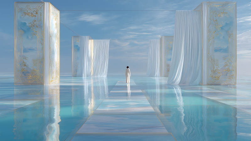 梦幻水上世界行走-图片