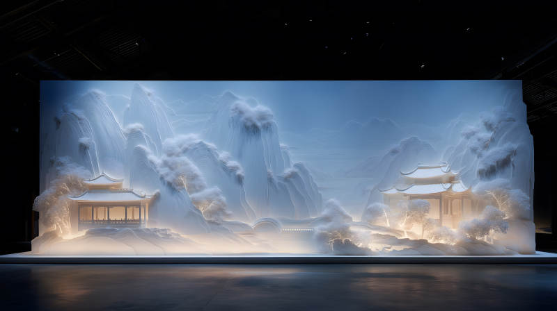 山水景觀藝術展-圖片