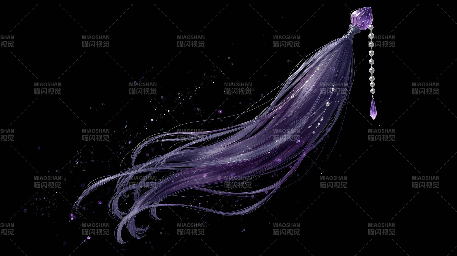 紫发宝石艺术设计图片