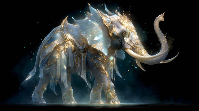 神圣大象金甲守護-圖片