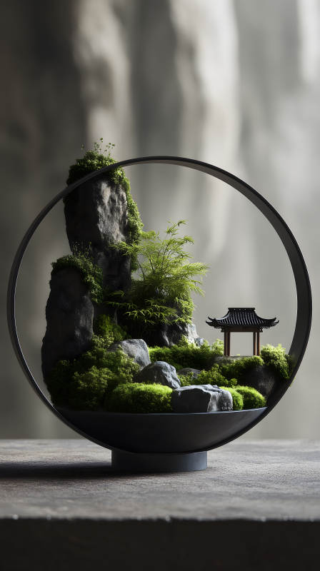 盆景藝術靜謐美好-圖片