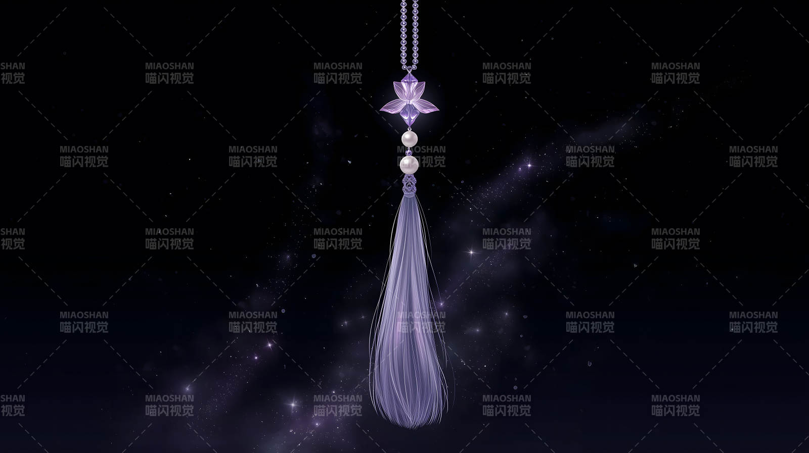 星空下的华丽饰品图片