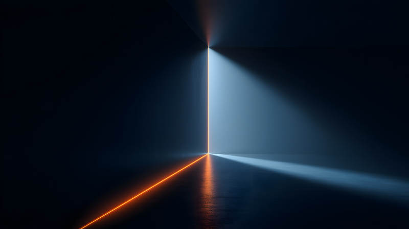光線與空間交匯-圖片