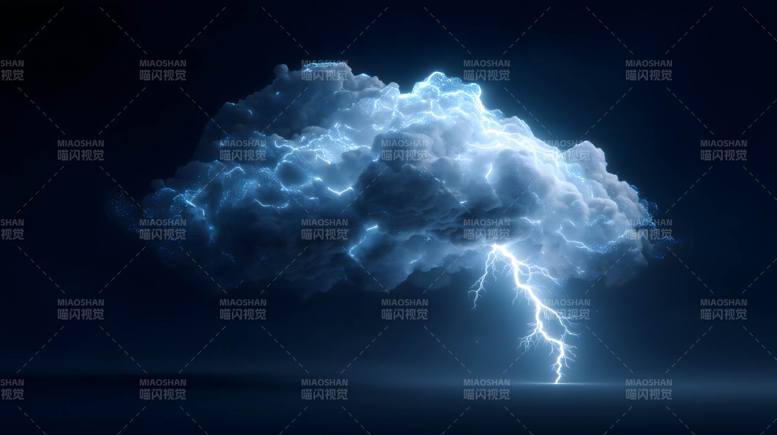 雷电云朵风暴景象-图片