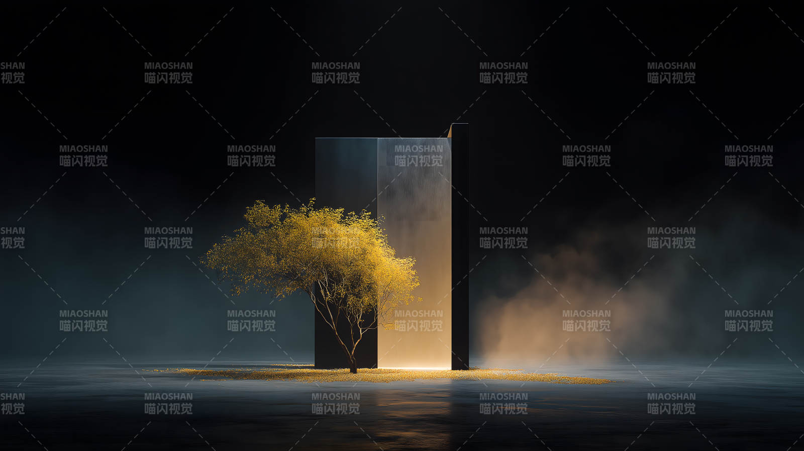 神秘空間金葉樹-圖片