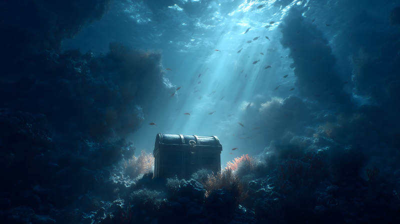 海底宝藏阳光普照-图片