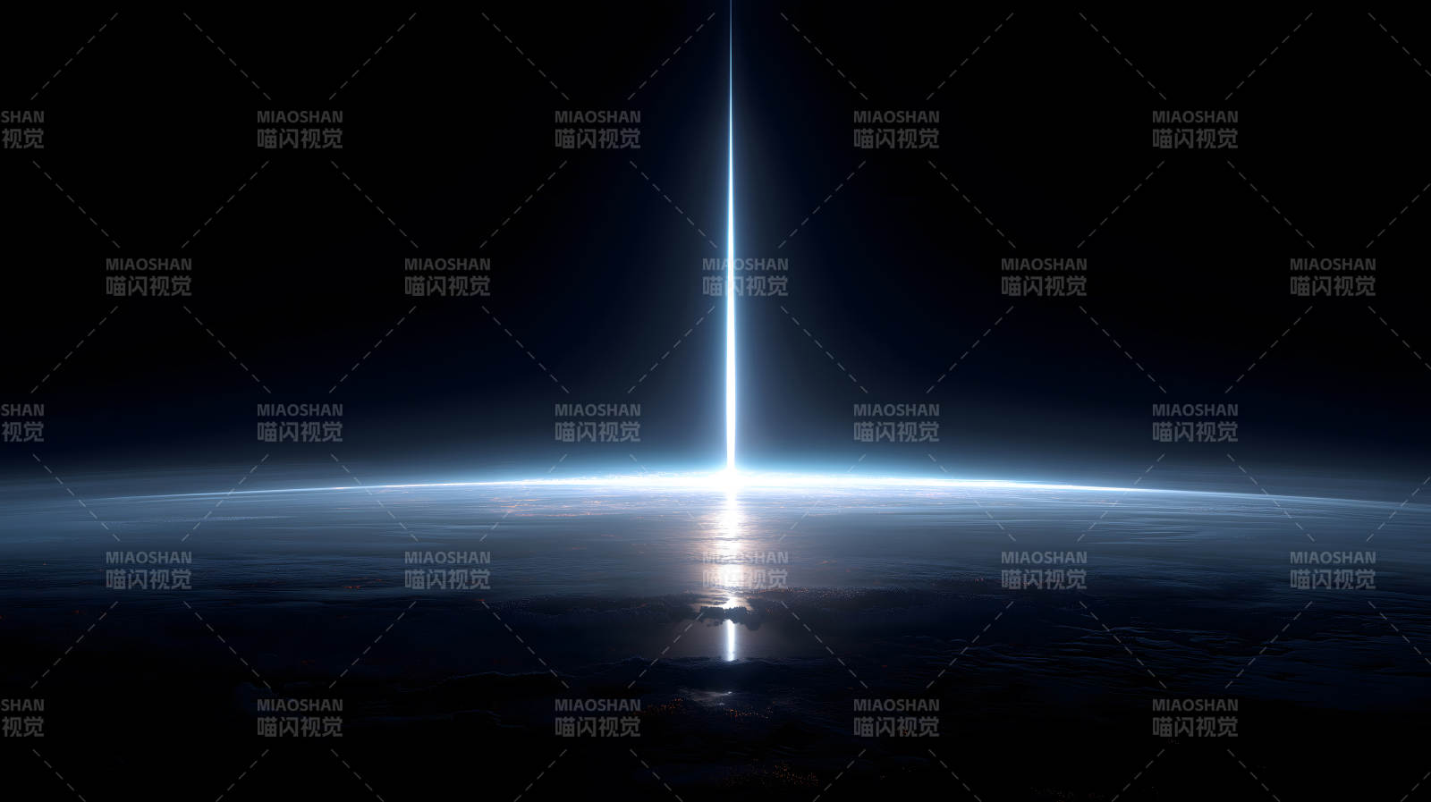 光芒冲破黑暗-图片