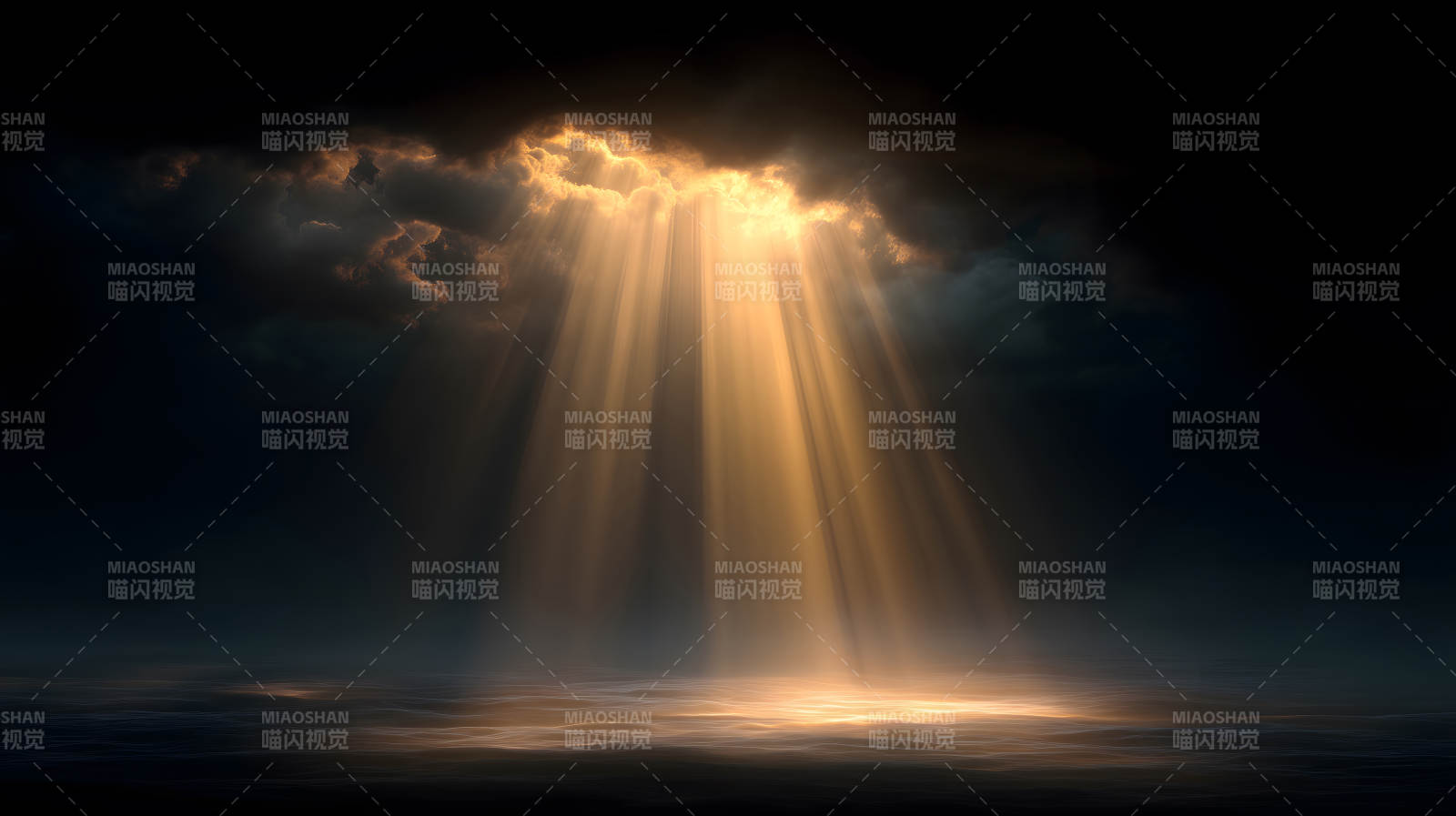 光芒倾泻笼罩大地图片