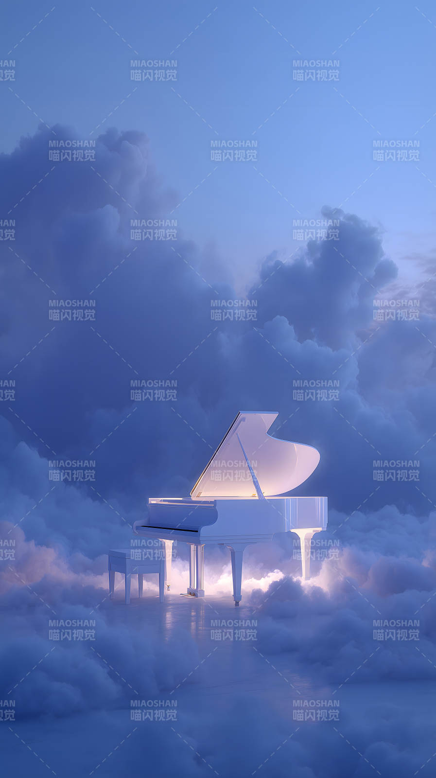 云中鋼琴的夢幻-圖片