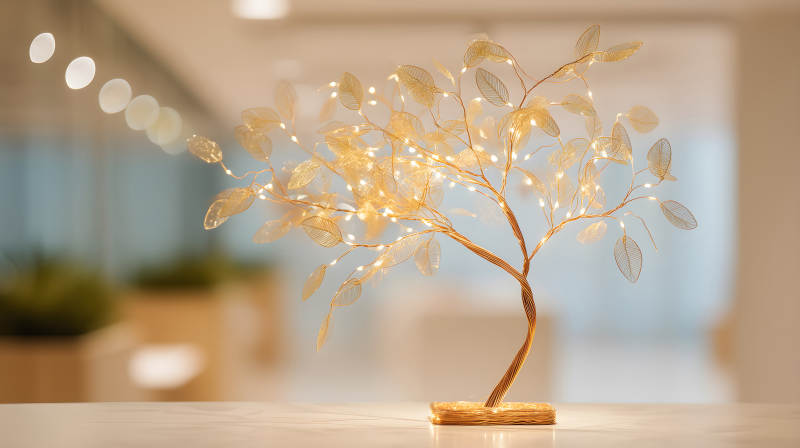 发光树灯饰装饰品-图片