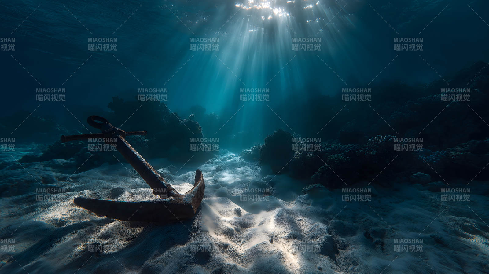 海底锚光透视-图片