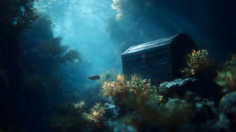 海底寶藏之謎-圖片