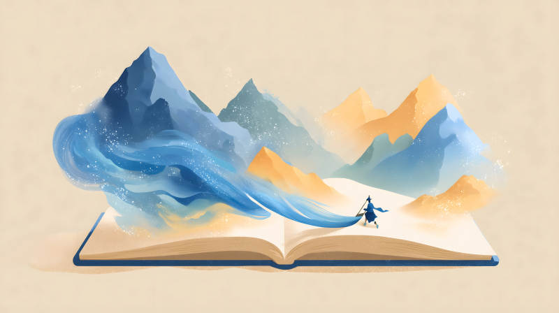 書籍里的山河-圖片
