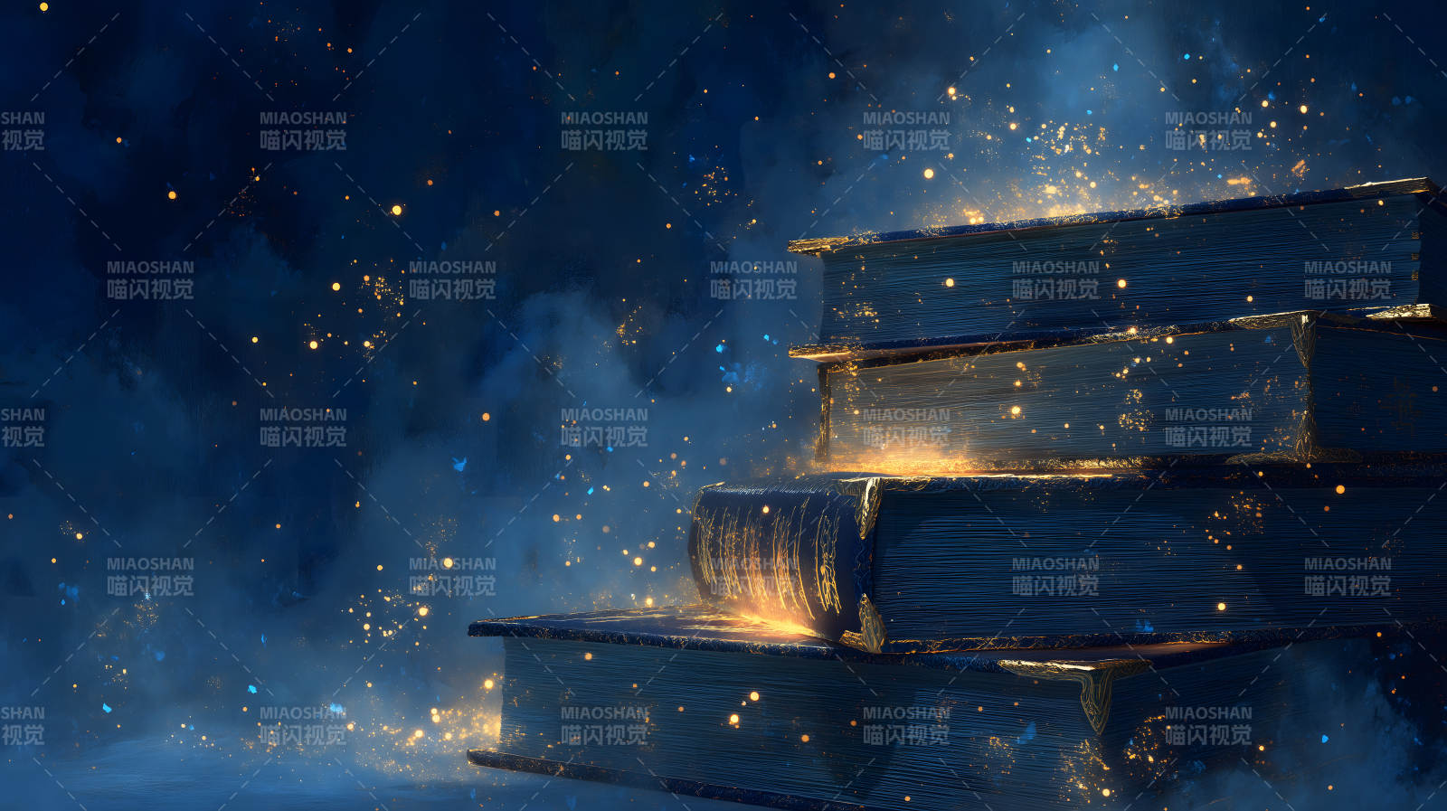 魔法书堆星光璀璨-图片