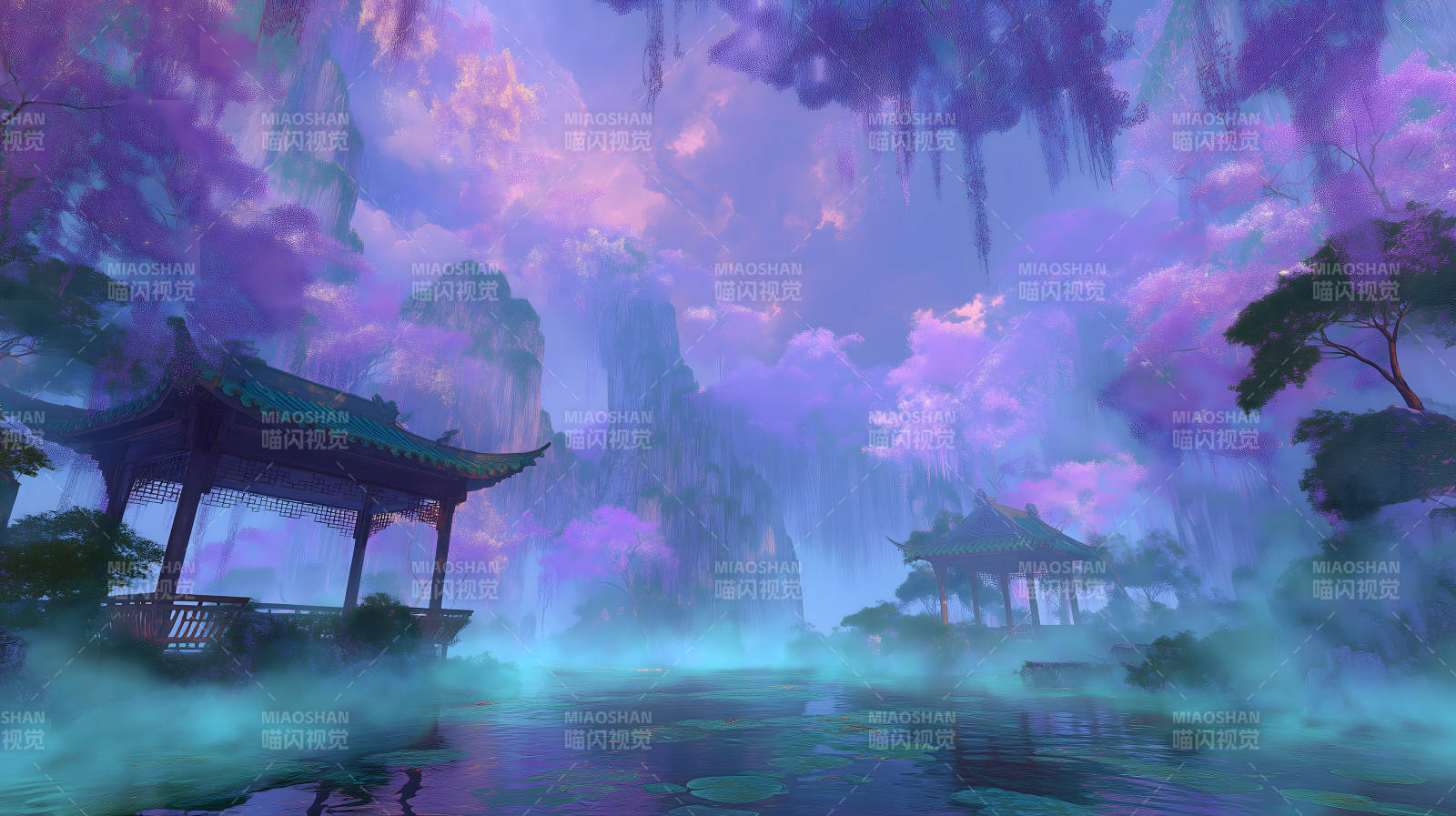 仙境景色古色古香-圖片