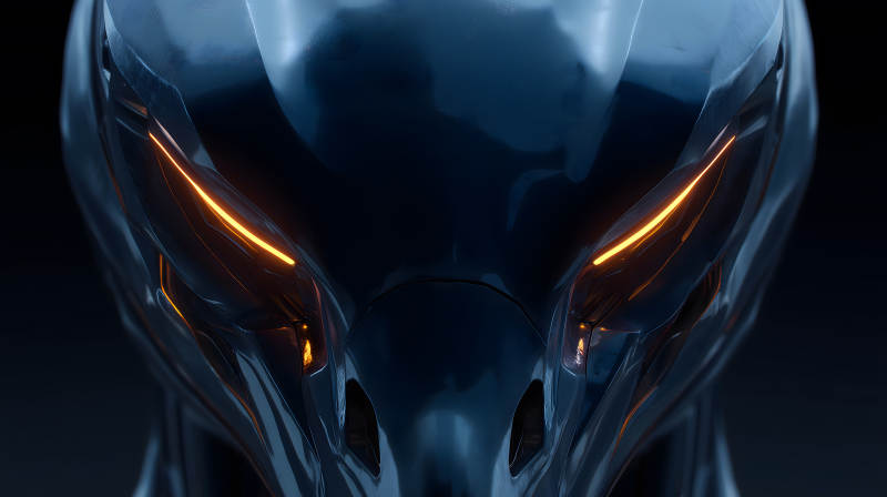 科幻机甲目光灼灼-图片