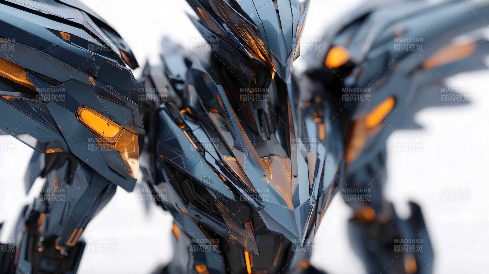 未来机甲金属质感图片