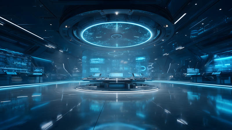 未来科幻指挥中心-图片