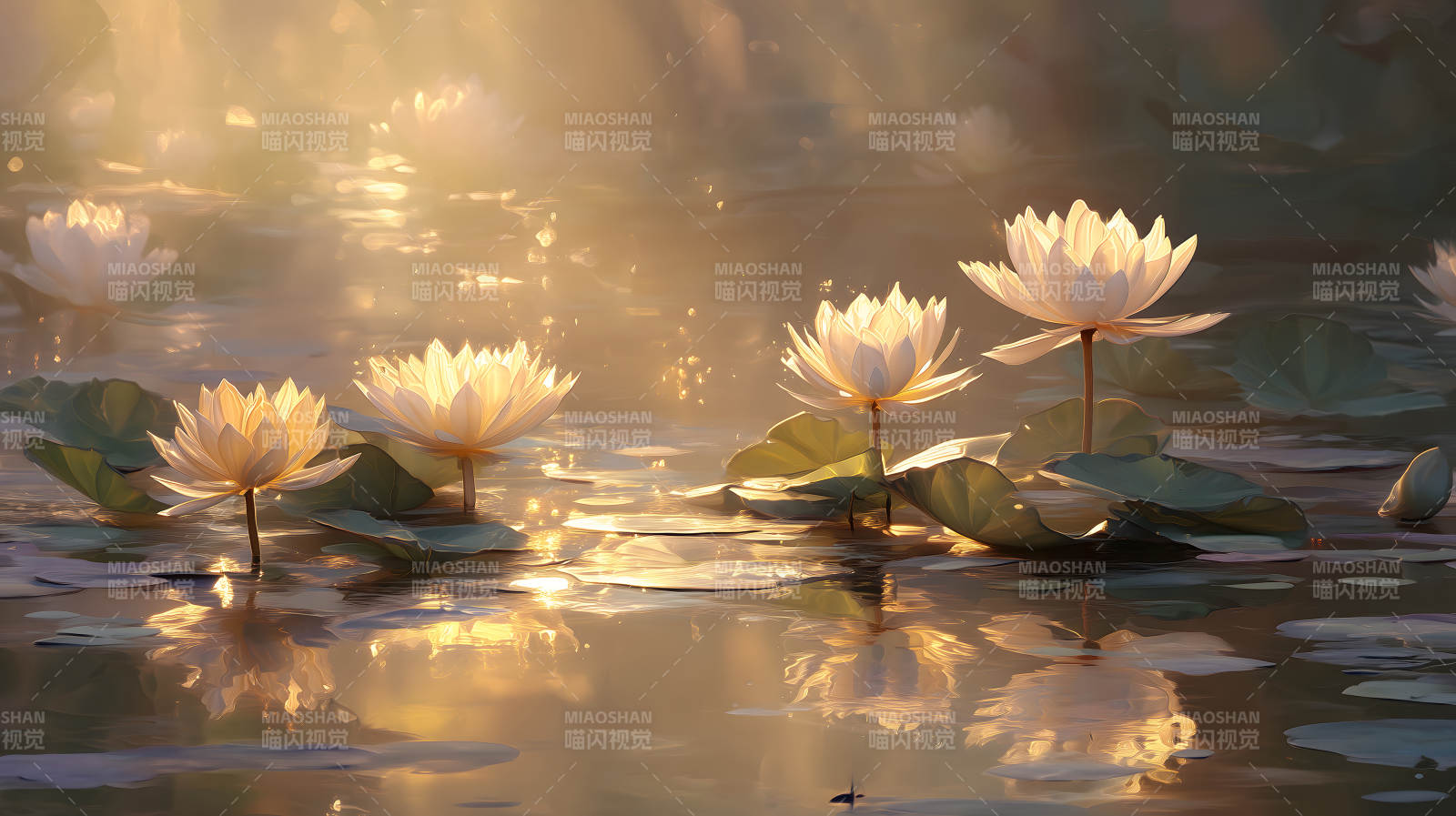 莲花池水光-图片