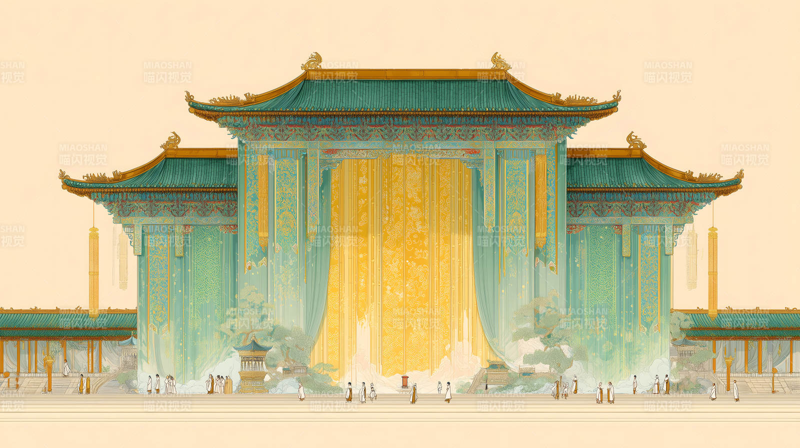 宫殿恢弘大气场景-图片