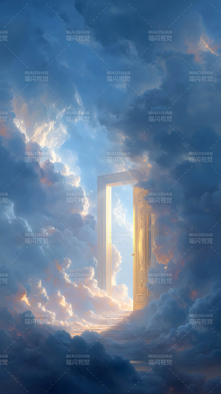 通往天堂的金色大門-圖片