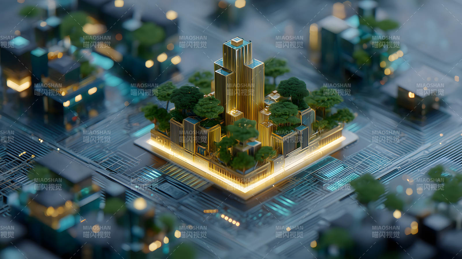 未来城市微观世界-图片