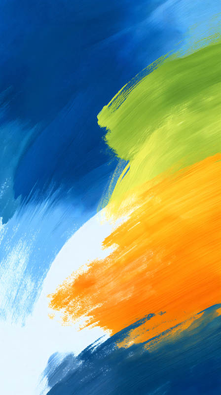 色彩斑斓的抽象画-图片