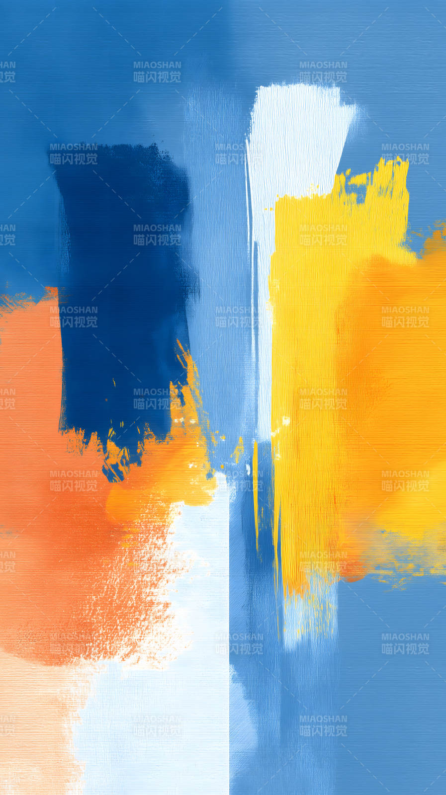 抽象的色彩碰撞-图片