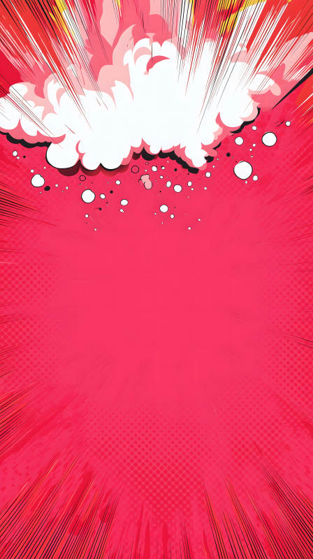 漫画风格爆炸背景-图片