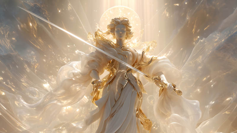 神圣天使手持利劍-圖片