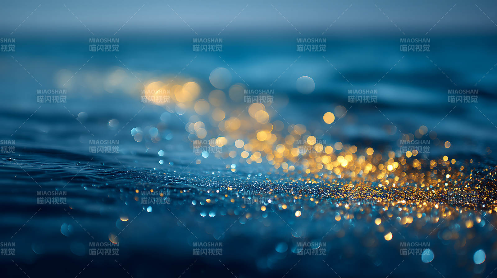 水面金光点点-图片