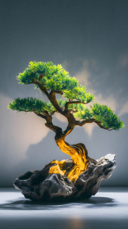 盆景树造型艺术-图片