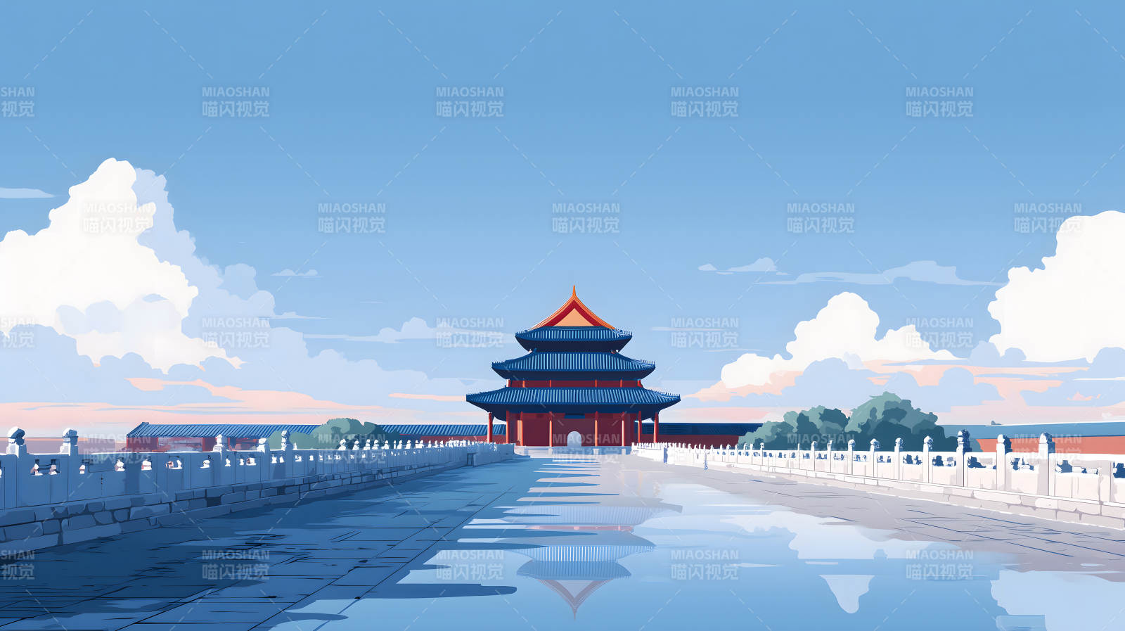 东方古建筑风光-图片